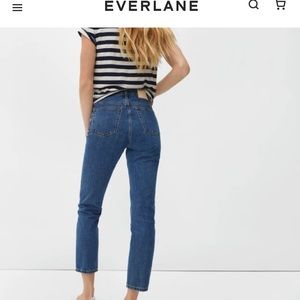 Everlane 90s cheeky crop jeans